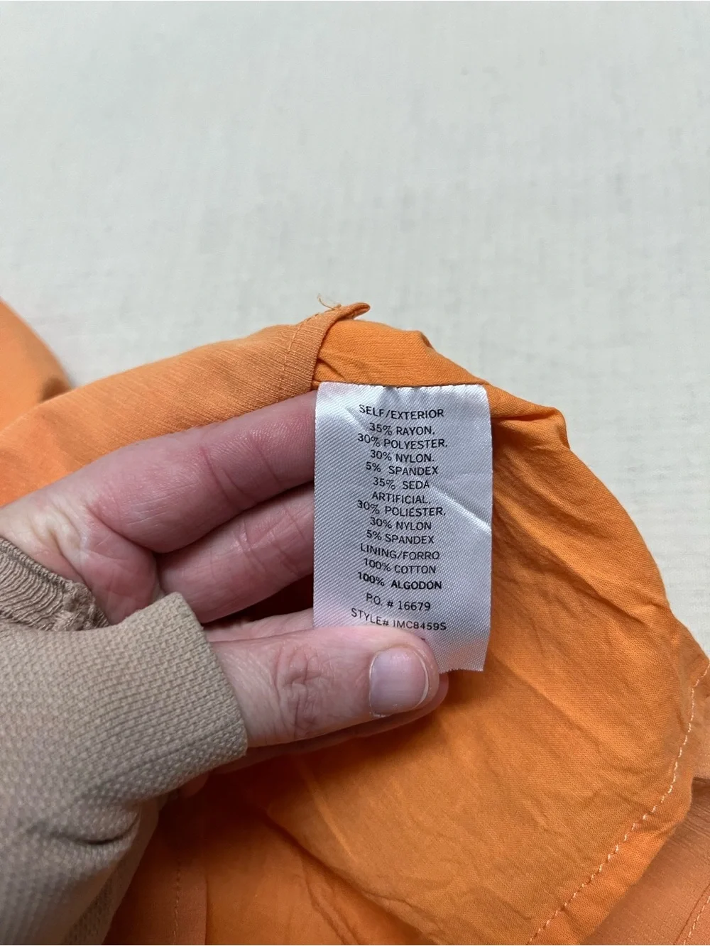 Bonhomia M orange mini skirt